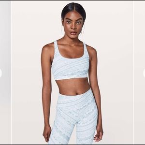 Lululemon Energy Bra Whirlwind White size 4